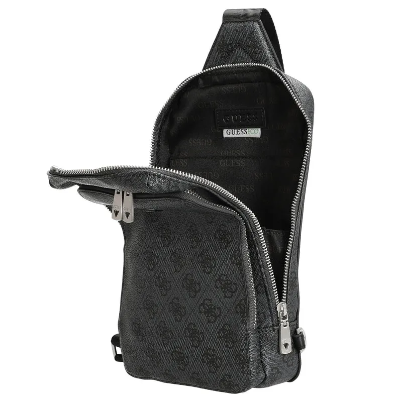 Guess Milano - Umhängetasche 33 cm (black/lime)