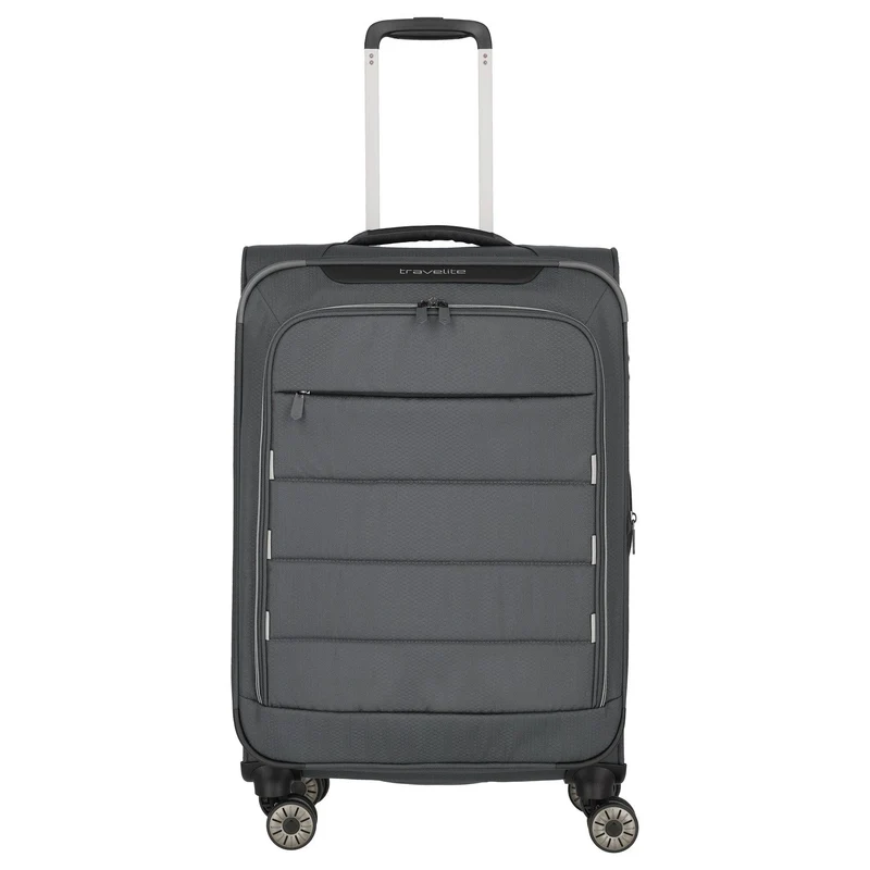 Travelite Skaii - 4-Rollen-Trolley M 67 cm erw. (gipfelgrau)