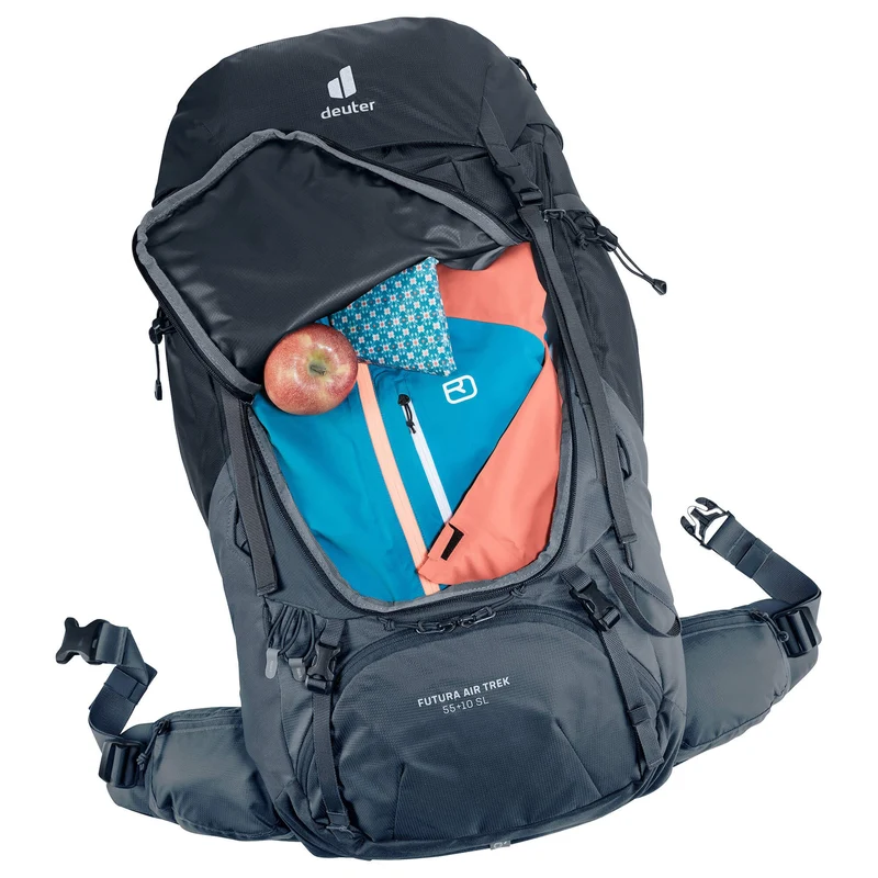 Deuter Futura Air Trek 55+10 SL - Women's Wanderrucksack 73 cm erw. (black-graphite)