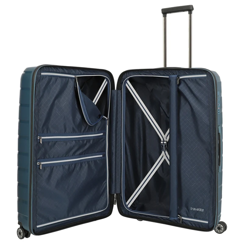 Travelite Air Base - 4-Rollen-Trolley 77 cm L (iceblue)