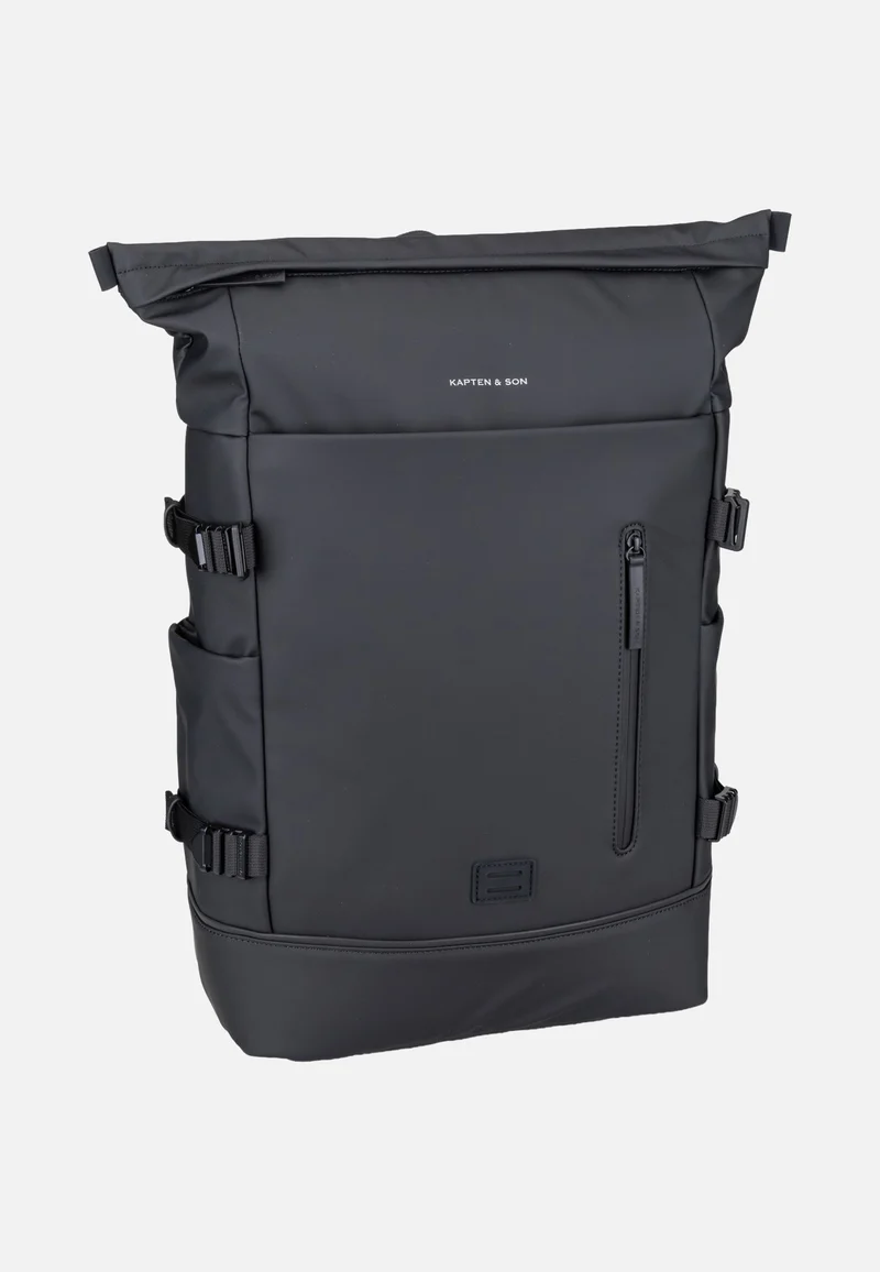 Helsinki Pro Bike Backpack All Black - Rolltop Rucksack