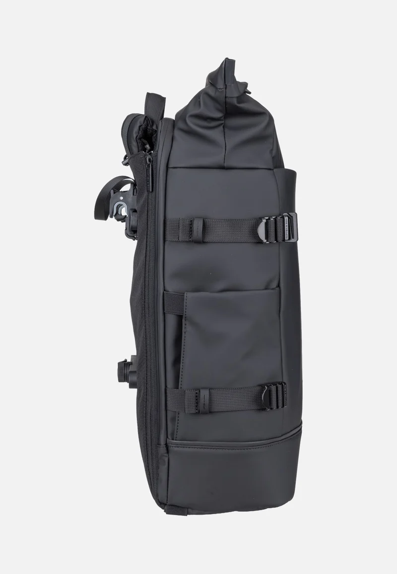 Helsinki Pro Bike Backpack All Black - Rolltop Rucksack