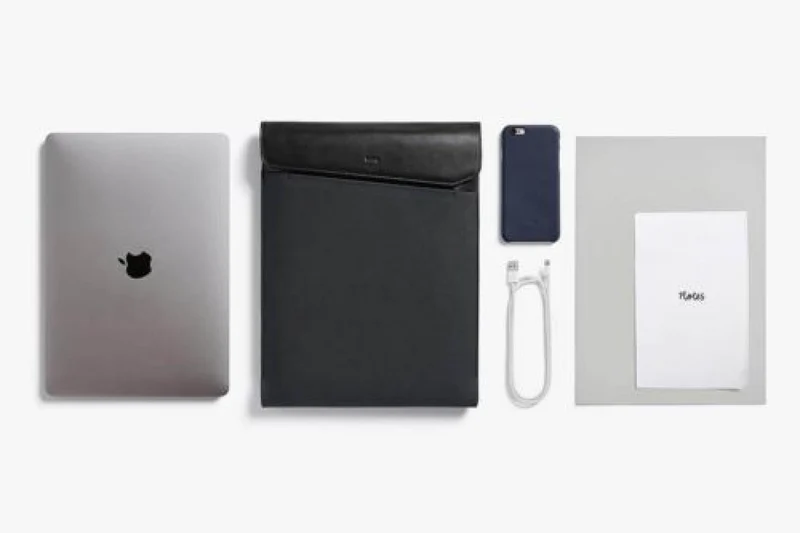 AUSLAUFMODELL Bellroy LAPTOP SLEEVE EXTRA 15 INCH (DUNKELGRAU) für Macbook Pro Retina schwarz