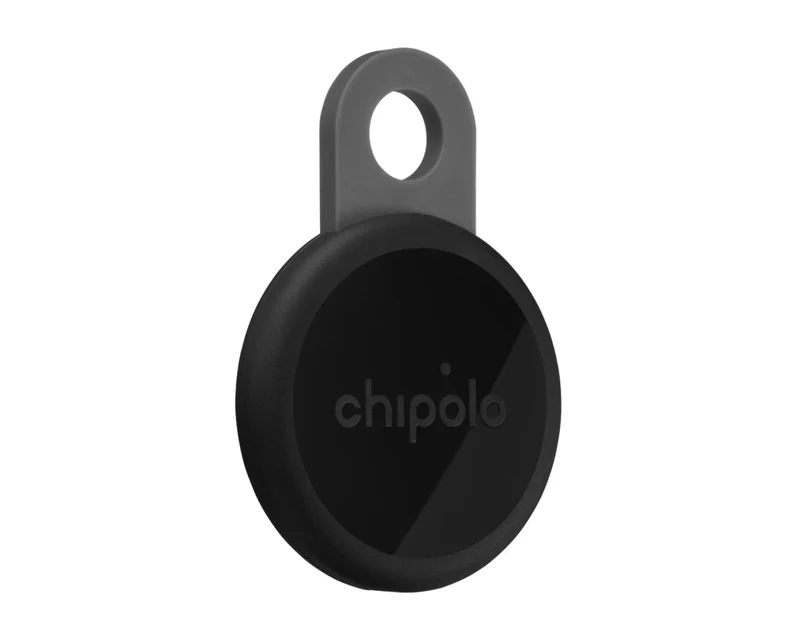 Chipolo LOOP Anhänger aufladbarer Bluetooth-Tracker für Schlüssel und Taschen charkcoal schwarz