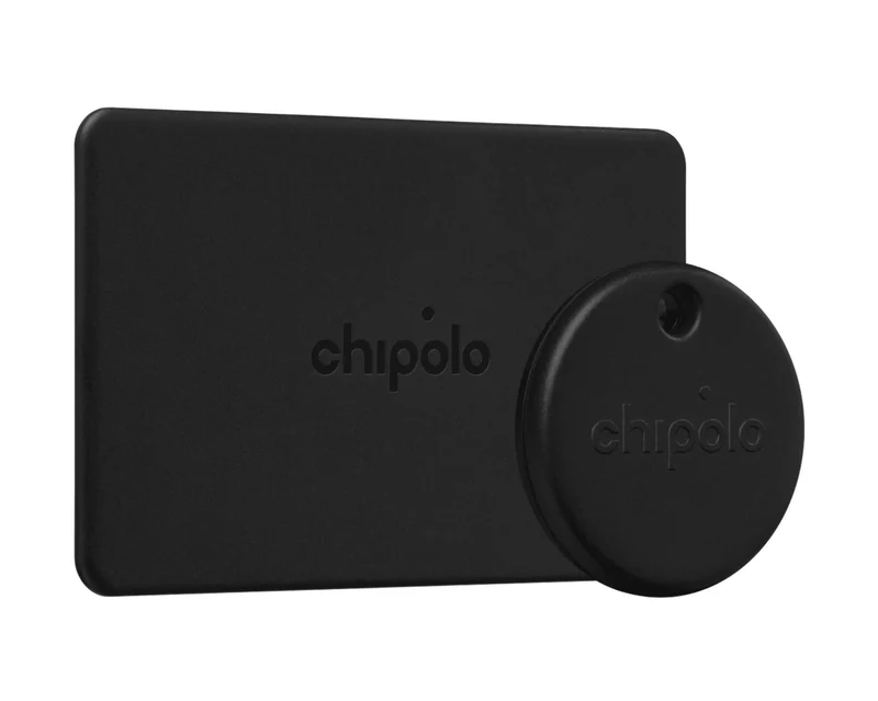LOOP & CARD_Bundle aufladbare Tracker Karte und Anhänger für Börsen/ Taschen /Schlüssel Charcoal
