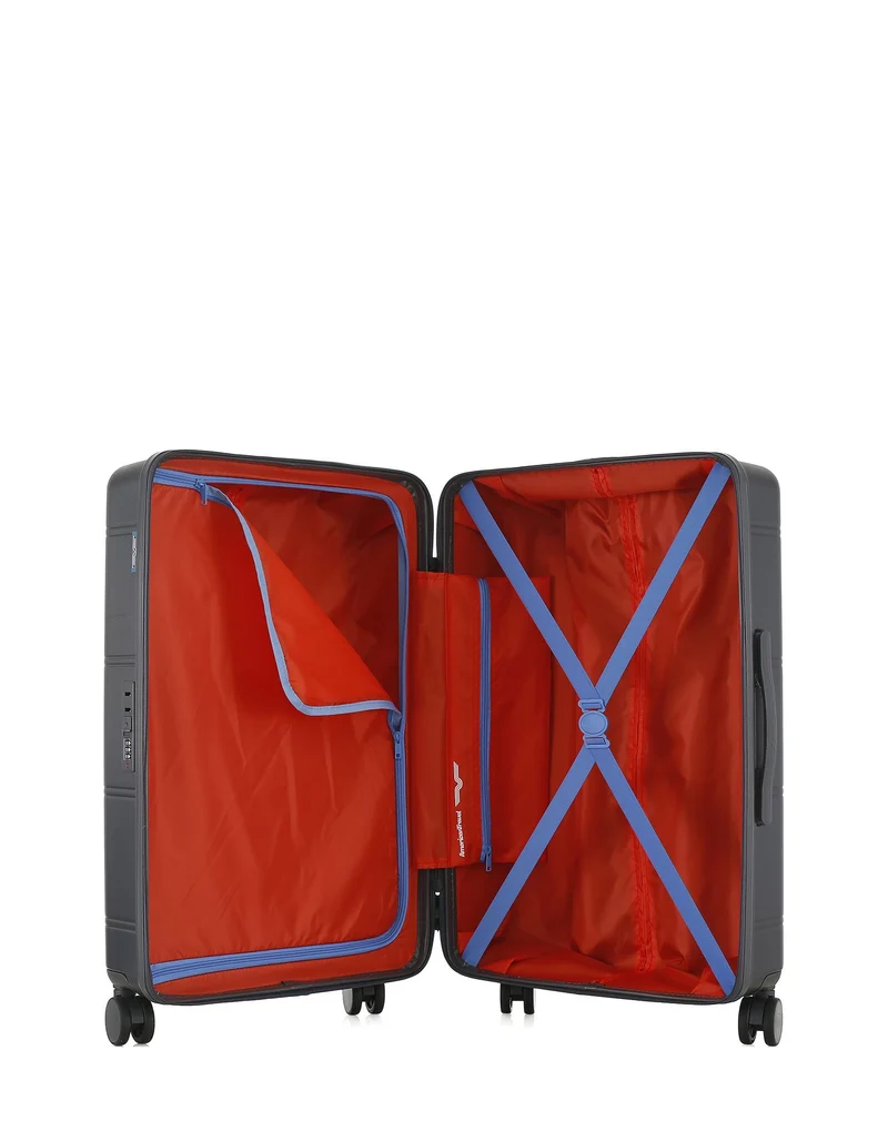 3er-Pack Hartschalenkoffer: Mittelgroßer Koffer, Handgepäck und Handgepäck XS CLEVELAND