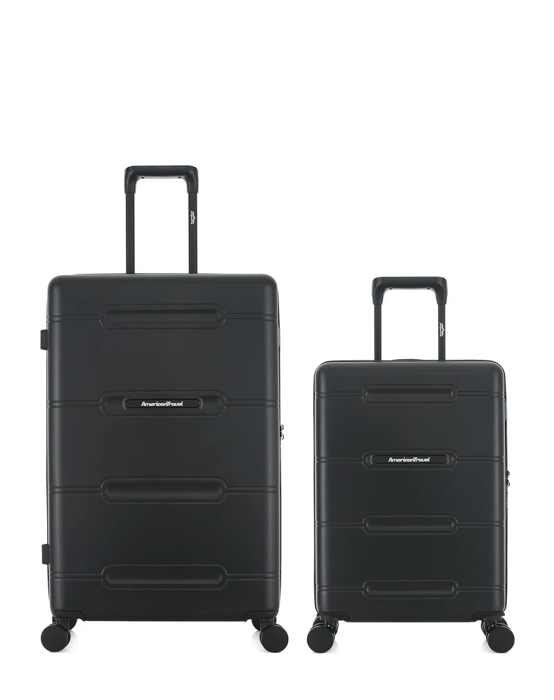 2er-Pack Hartschalenkoffer: Großer Koffer und Handgepäck CLEVELAND