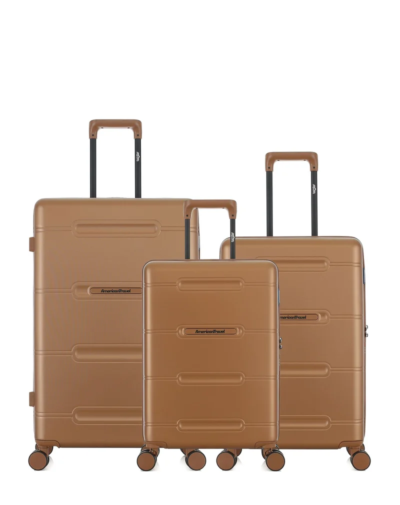 3er-Pack Hartschalenkoffer: Großer Koffer, mittelgroßer Koffer und Handgepäck CLEVELAND