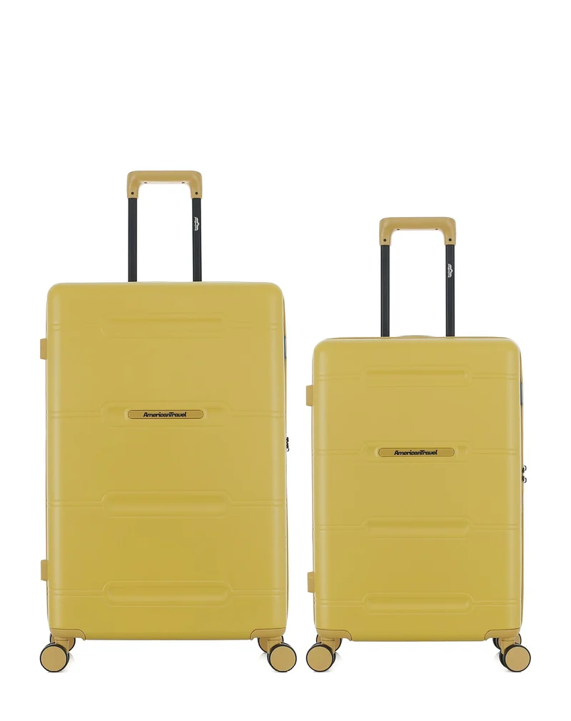 2er-Pack Hartschalenkoffer: Großer Koffer und mittelgroßer Koffer CLEVELAND