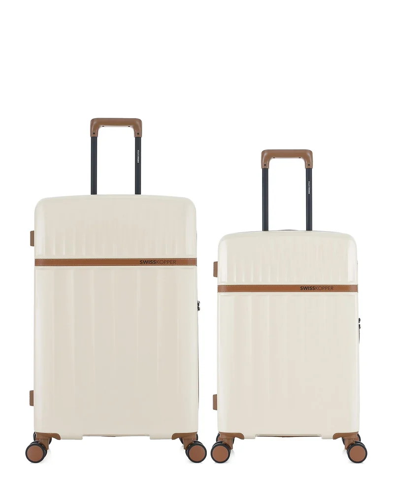 2er-Pack - Großer Hartschalenkoffer und mittelgroßer Hartschalenkoffer ZERMATT