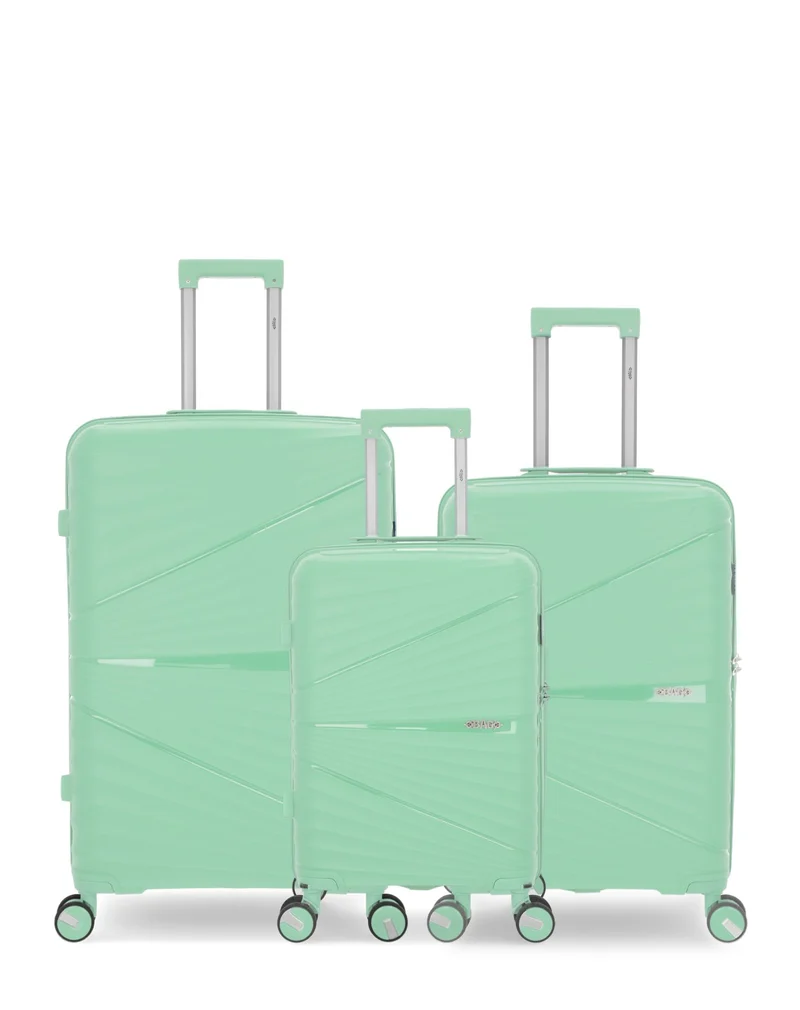 OBAGO – 3er-Pack – Großer Koffer, mittelgroßer Koffer und Handgepäck VELA