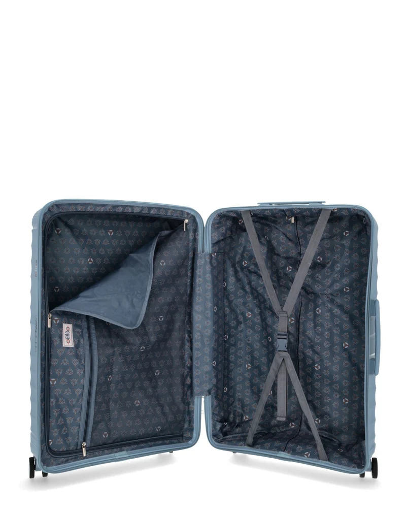 OBAGO – 3er-Pack – Großer Koffer, Handgepäck und großer Kosmetikkoffer VELA