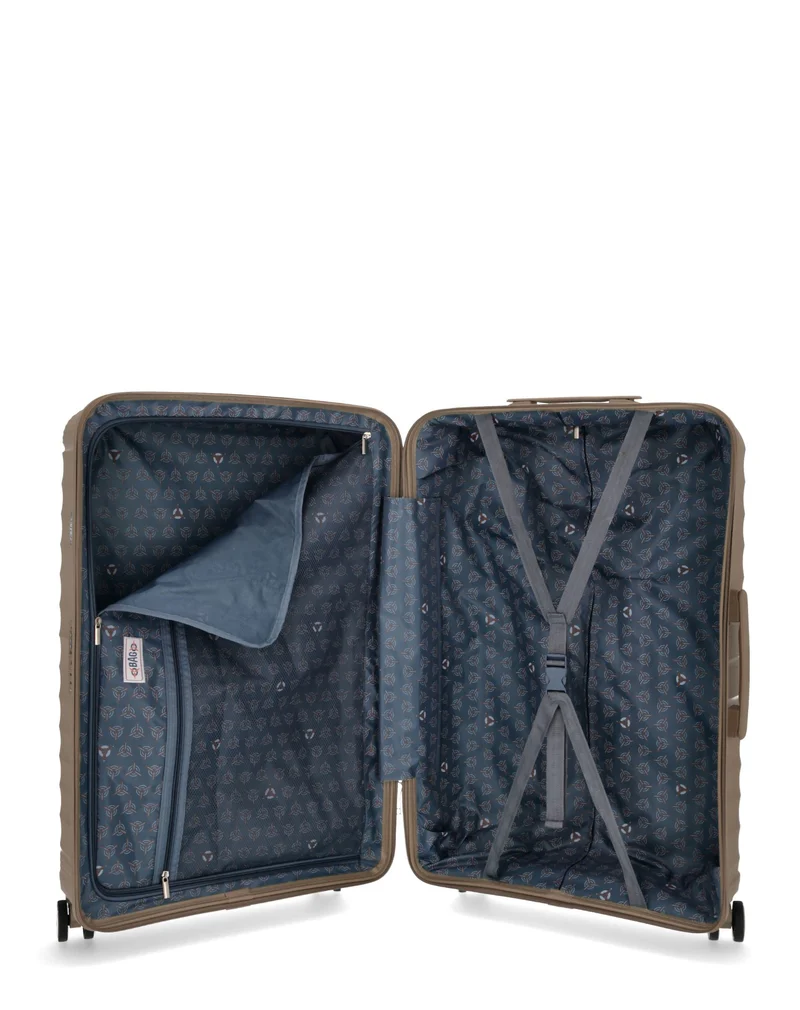 OBAGO – 3er-Pack – Großer Koffer, Handgepäck und großer Kosmetikkoffer VELA