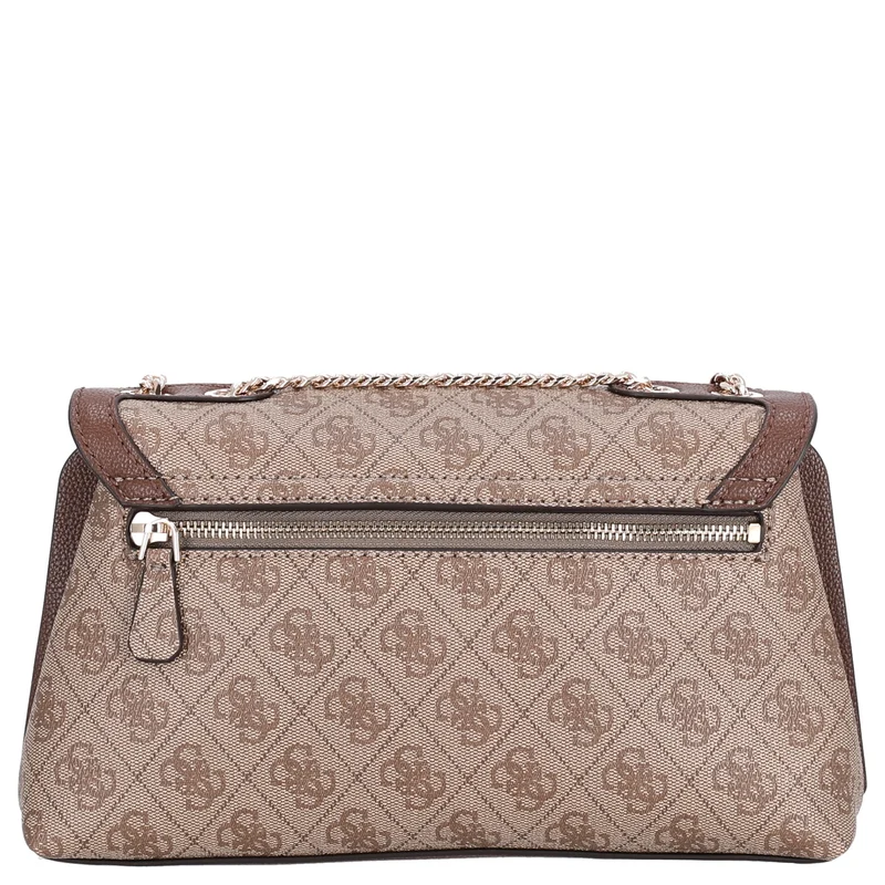Guess Lindsey XBody Flap - Umhängetasche 27 cm (latte logo)