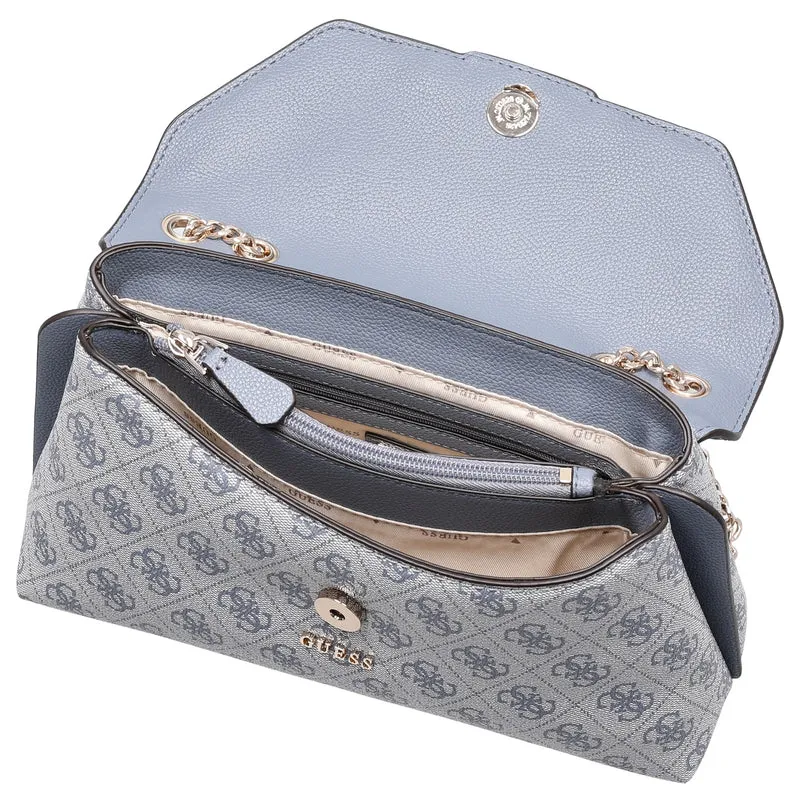Guess Lindsey XBody Flap - Umhängetasche 27 cm (slate logo)