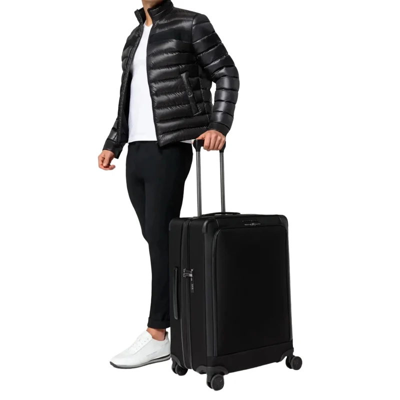 Porsche Design Roadster Nylon - 4-Rollen-Trolley M 68 cm erw. (black)
