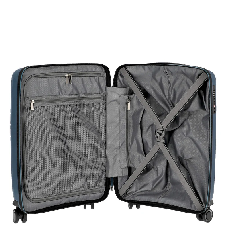 Somko Wave - 4-Rollen Kabinentrolley S 55 cm (petrol)