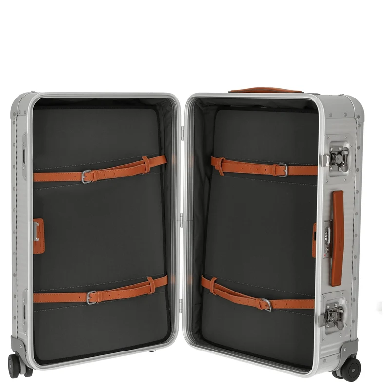 FPM Milano Bank aluminum Spinner 68 - 4-Rollen-Trolley 66 cm (moonlight silver)