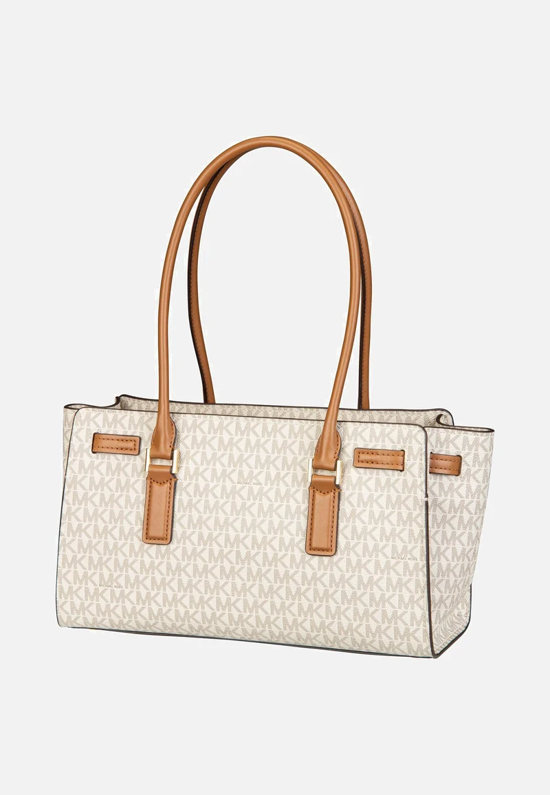 Hamilton SM EW Shoulder Tote MK SIG Vanilla/Acorn - Umhängetasche