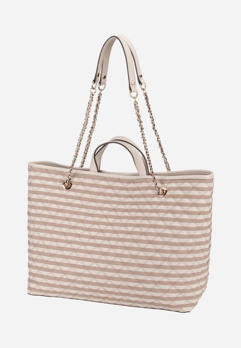 Giully II Large 2 In 1 Tote Taupe Multi - Shopper