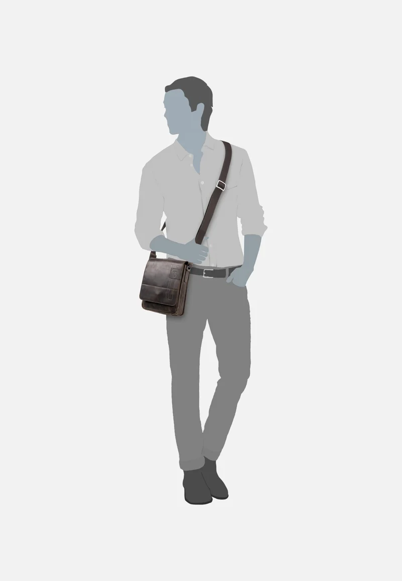 Richmond Messenger SV Dark Brown - Crossbody Bag