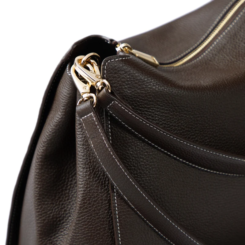 Isabel Bernard Honoré Emma Schultertasche Dunkelbraun IB21134-031