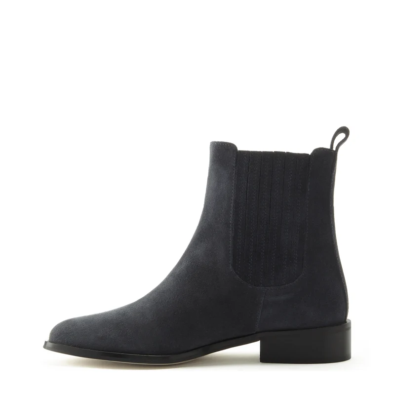 Isabel Bernard Vendôme Chey Blau Suede Chelsea Stiefel IB53000-10-36