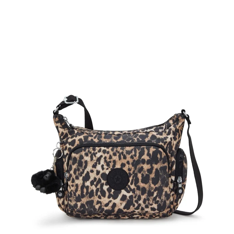 Kipling Gabb S Schultertasche Wild Leopard