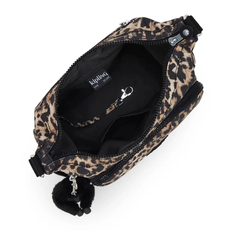 Kipling Gabb S Schultertasche Wild Leopard