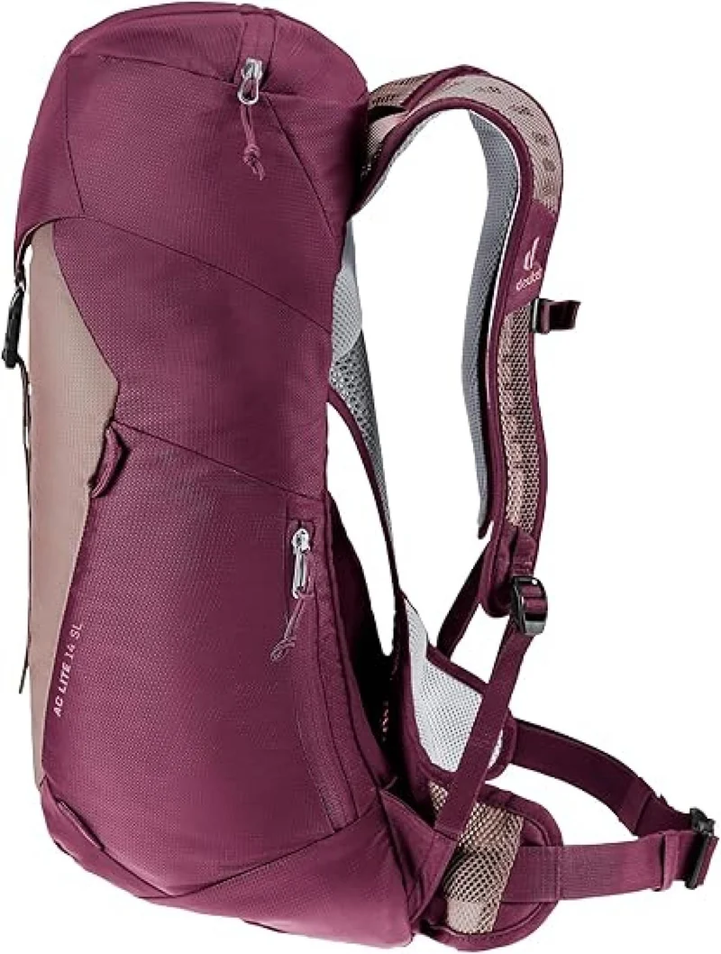 Deuter AC Lite 14 SL Wanderrucksack Farbe ashrose-cassis