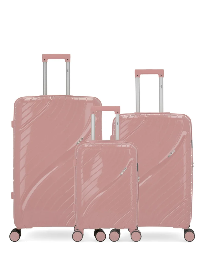 OBAGO – 3er-Pack – Großer Koffer, mittelgroßer Koffer und Handgepäck XS LYRA