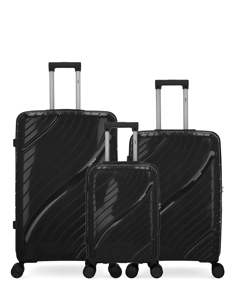 OBAGO – 3er-Pack – Großer Koffer, mittelgroßer Koffer und Handgepäck XS LYRA