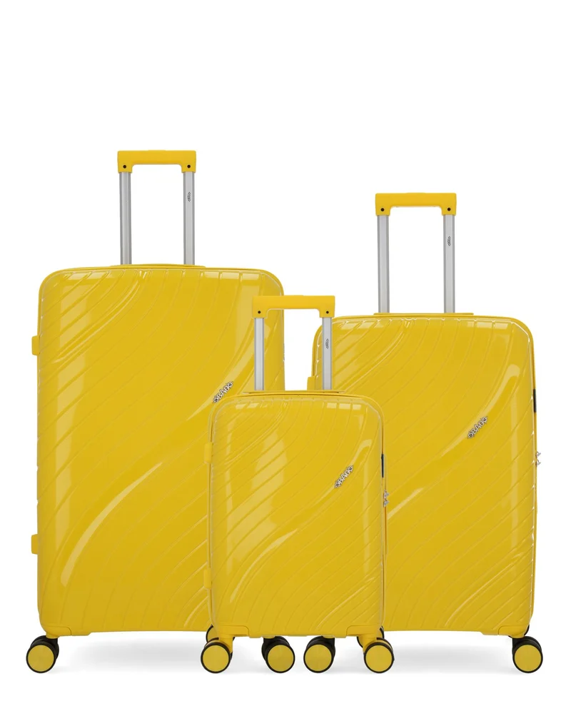 OBAGO – 3er-Pack – Großer Koffer, mittelgroßer Koffer und Handgepäck XS LYRA