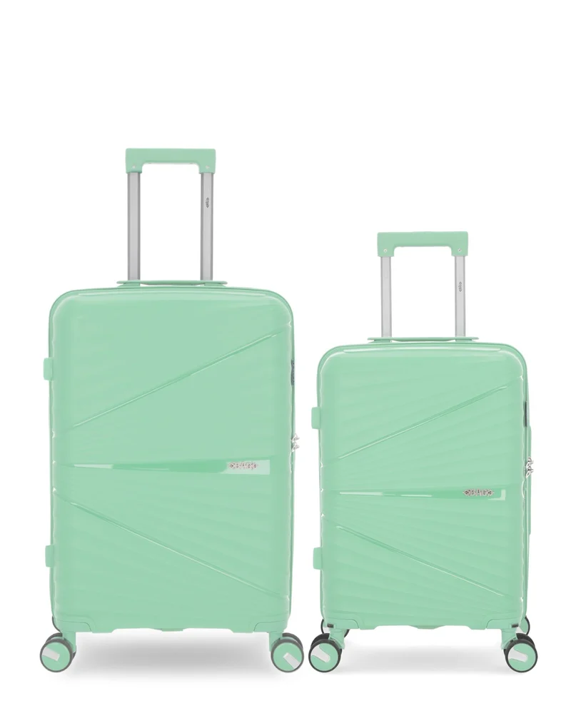 OBAGO – 2er-Pack – Mittelgroßer Koffer und Handgepäck VELA