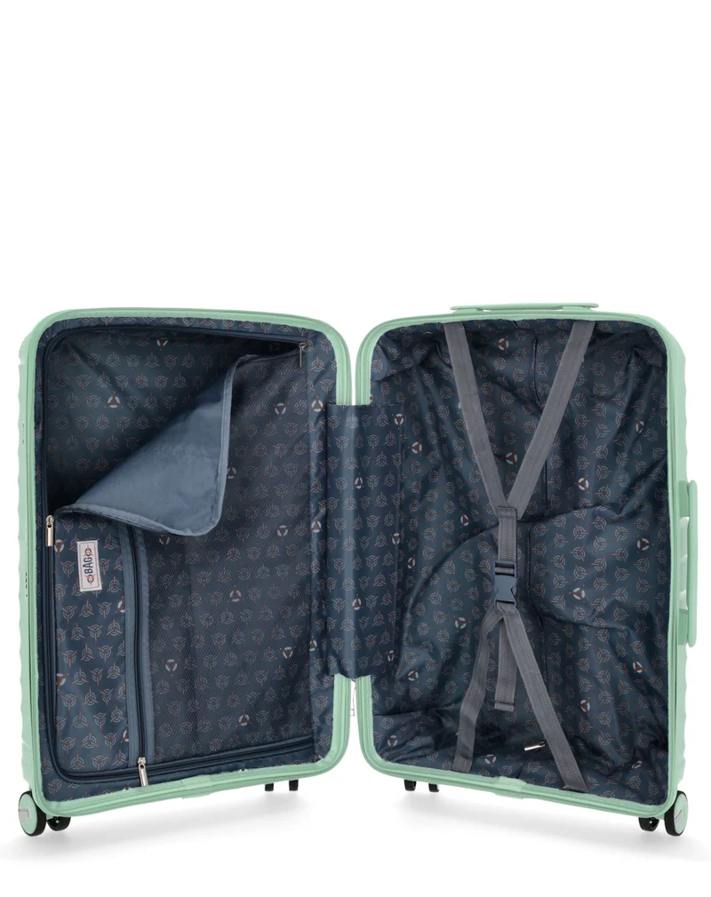 OBAGO – 2er-Pack – Mittelgroßer Koffer und Handgepäck VELA