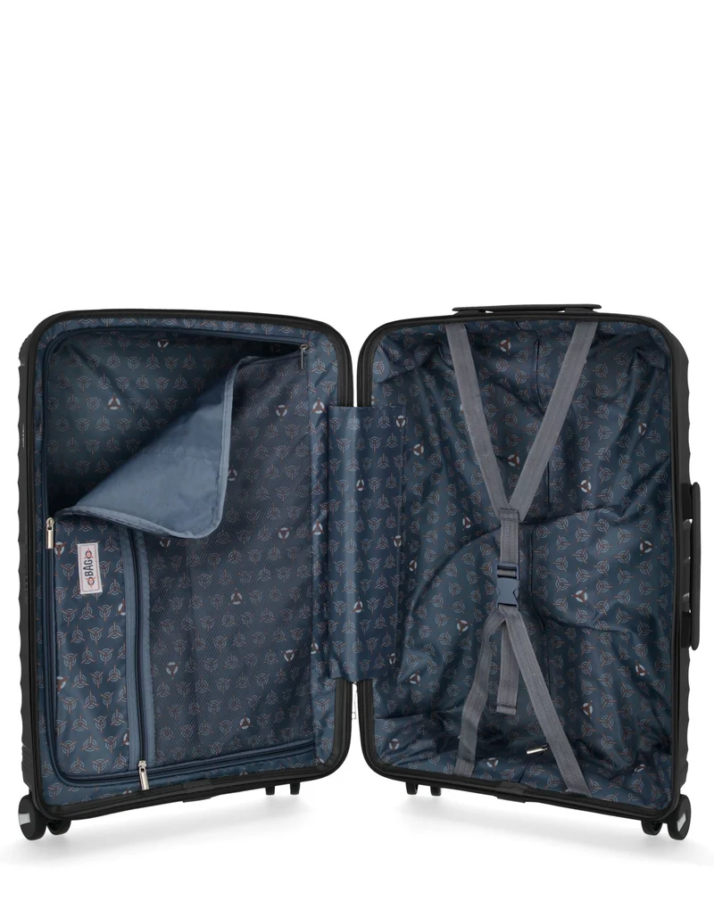 OBAGO – 2er-Pack – Mittelgroßer Koffer und Handgepäck VELA