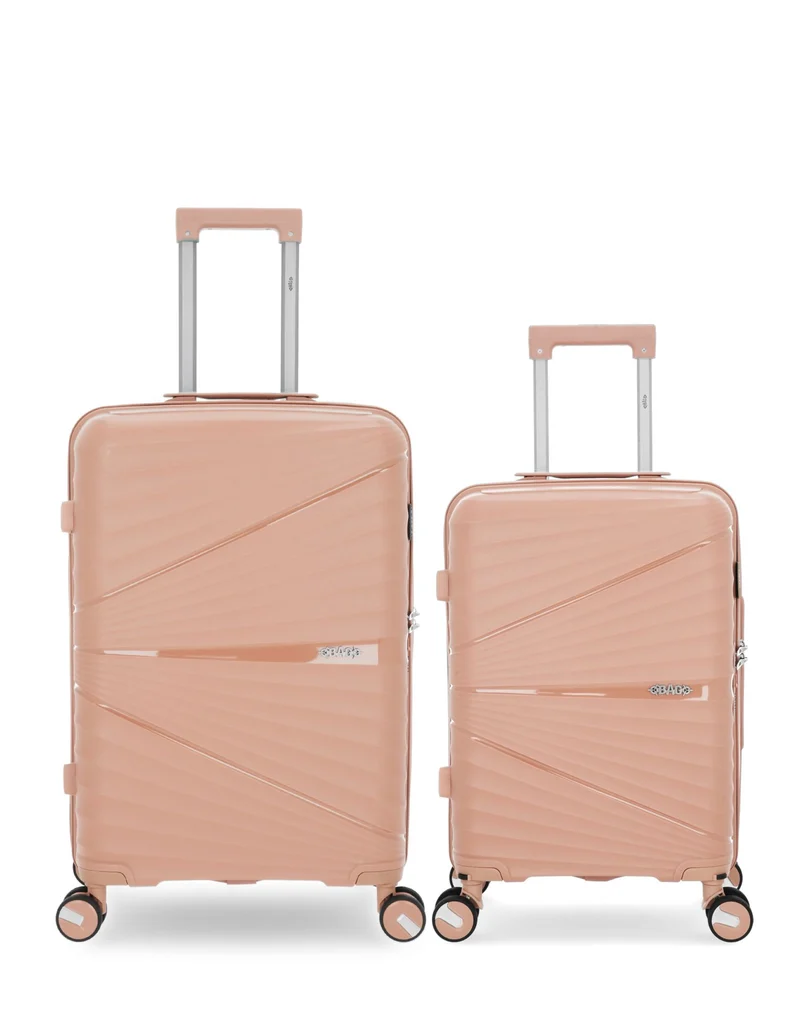 OBAGO – 2er-Pack – Mittelgroßer Koffer und Handgepäck VELA