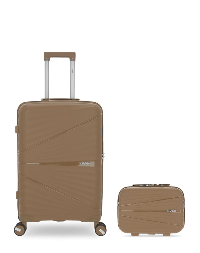 OBAGO – 2er-Pack – Mittelgroßer Koffer und großer Kosmetikkoffer VELA