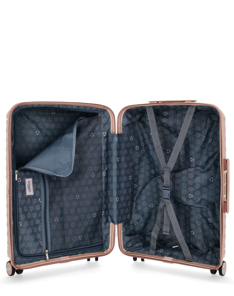 OBAGO – 2er-Pack – Mittelgroßer Koffer und großer Kosmetikkoffer VELA