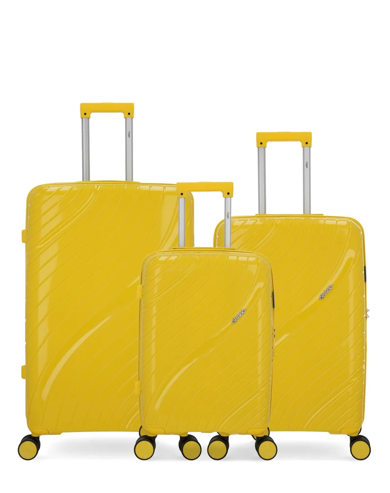OBAGO – 3er-Pack – Großer Koffern, mittelgroßer Koffer und Handgepäck LYRA