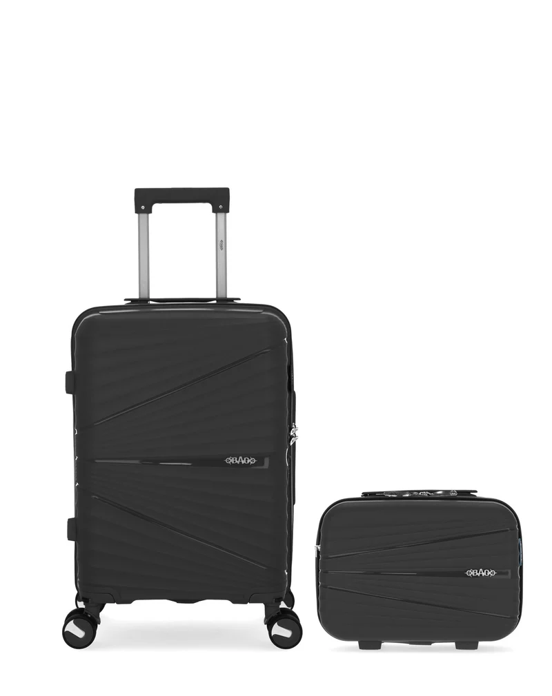 OBAGO – 2er-Pack – Handgepäck und großer Kosmetikkoffer VELA