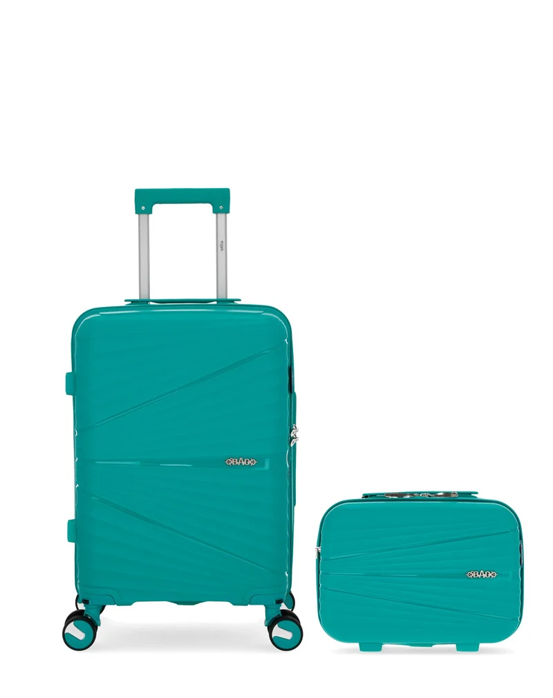 OBAGO – 2er-Pack – Handgepäck und großer Kosmetikkoffer VELA