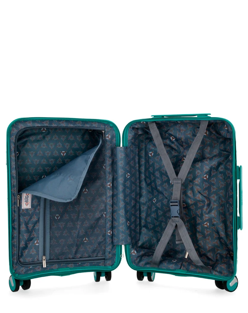 OBAGO – 2er-Pack – Handgepäck und großer Kosmetikkoffer VELA