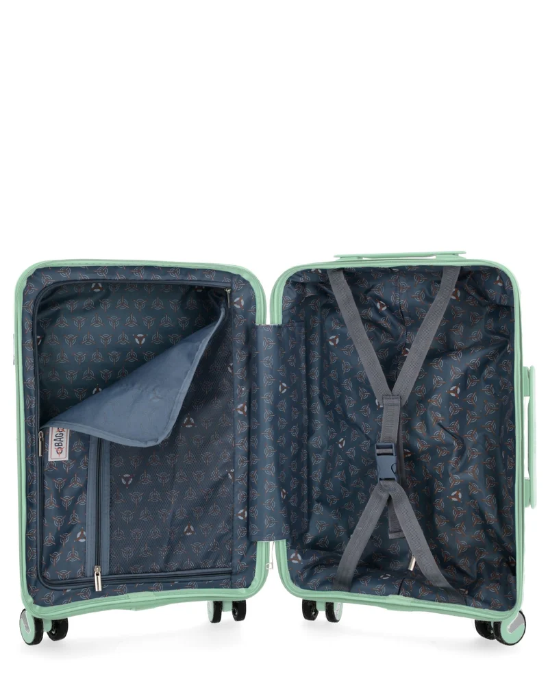 OBAGO – 2er-Pack – Handgepäck und großer Kosmetikkoffer VELA