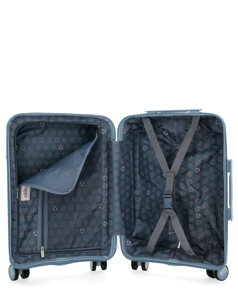 OBAGO – 2er-Pack – Handgepäck und großer Kosmetikkoffer VELA