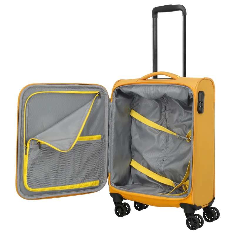 Travelite Umbria - 4-Rollen-Kabinentrolley S 55 cm (golden glow)