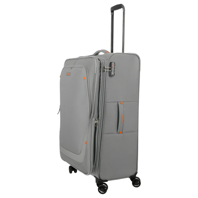 Travelite Umbria - 4-Rollen-Trolley L 77 cm erw. (smoky grey)
