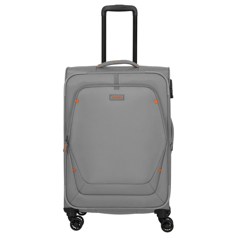 Travelite Umbria - 4-Rollen-Trolley M 67 cm erw. (smoky grey)