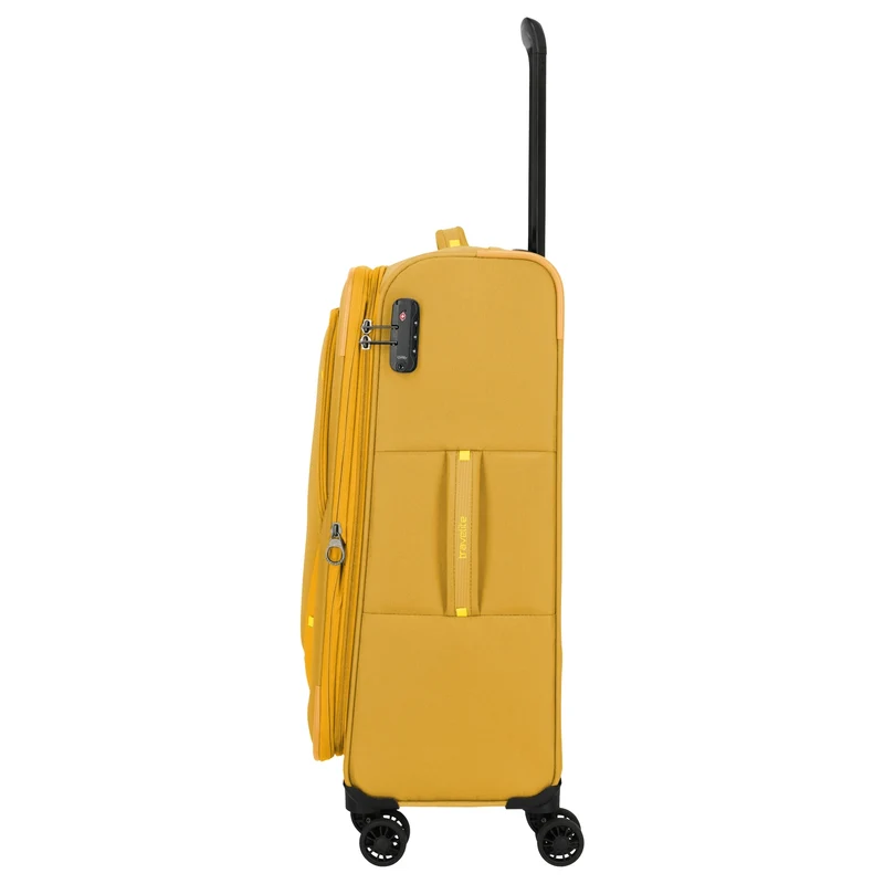 Travelite Umbria - 4-Rollen-Trolley M 67 cm erw. (golden glow)