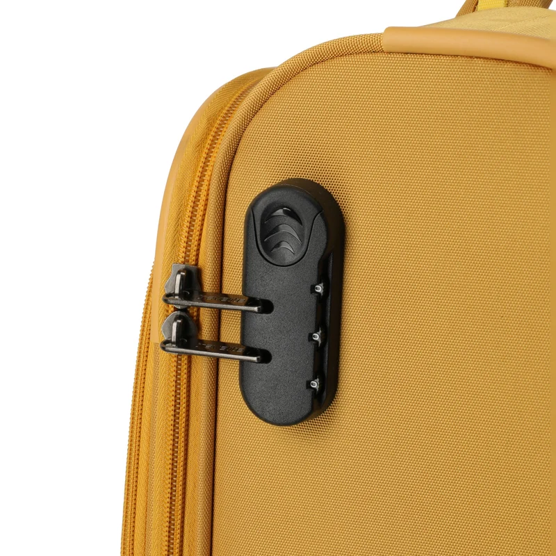 Travelite Umbria - 4-Rollen-Trolley M 67 cm erw. (golden glow)